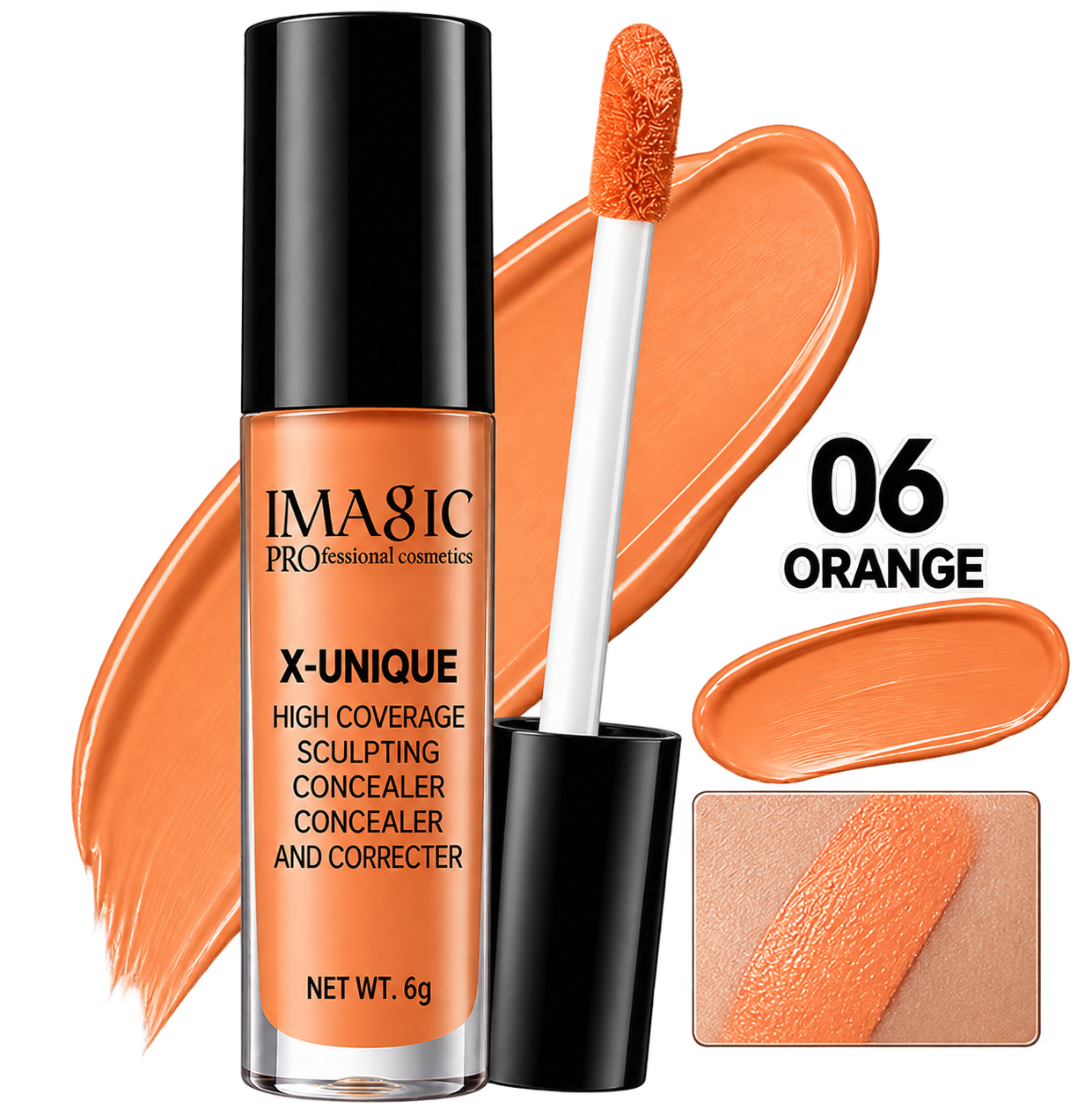 IMAGIC X-UNIQUE High Coverage Sculpting Concealer - Image 6