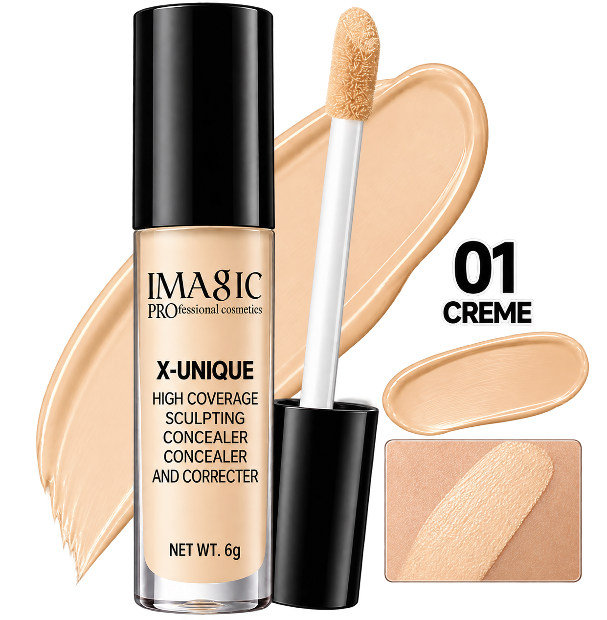 IMAGIC X-UNIQUE High Coverage Sculpting Concealer