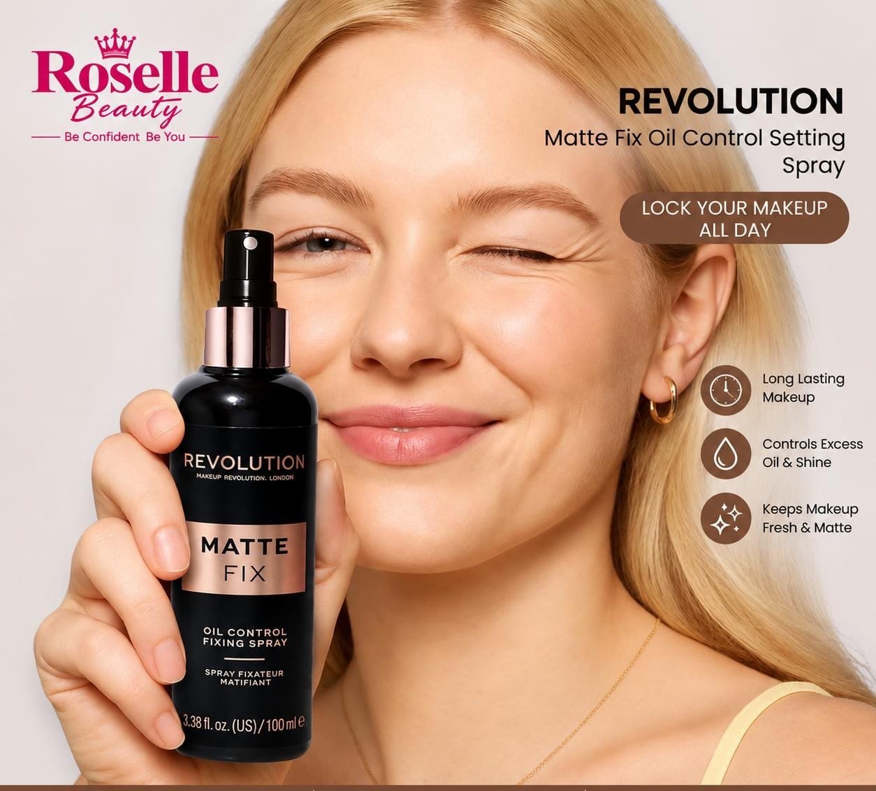 MAKEUP REVOLUTION MATTE FIXER - Image 3