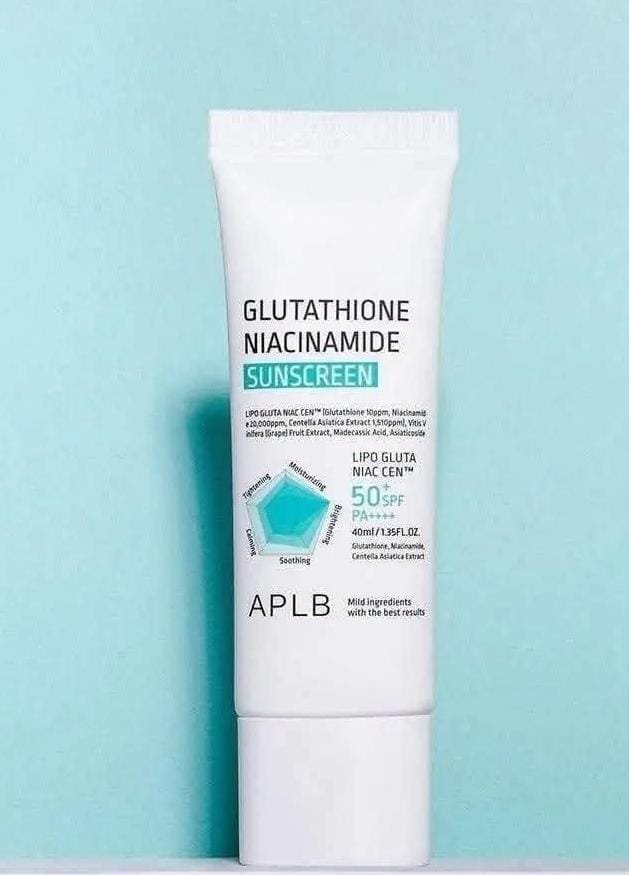 APLB Glutathione Niacinamide Sunscreen SPF50+ PA++++ — 40ml - Image 5
