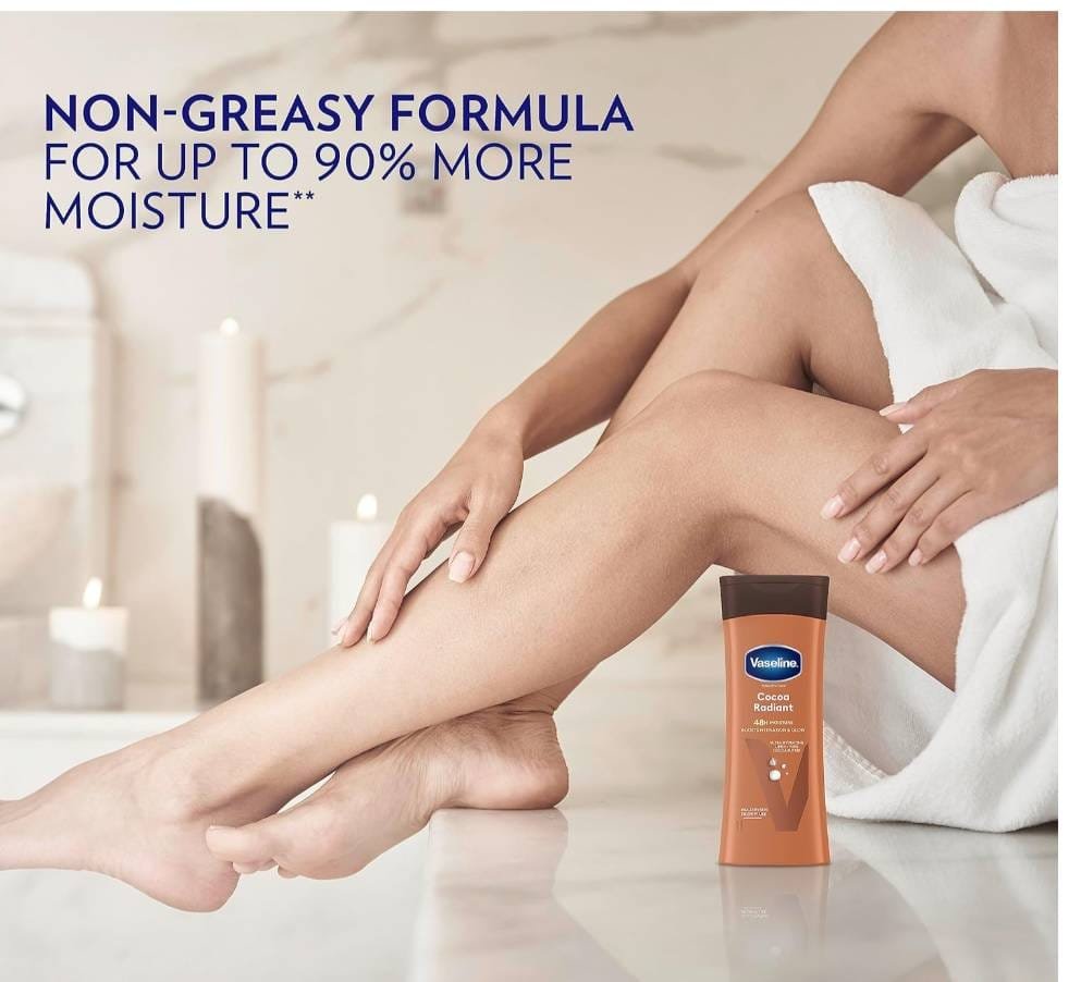 Vaseline Intensive Care Cocoa Radiant Body Lotion-200 ml - Image 4