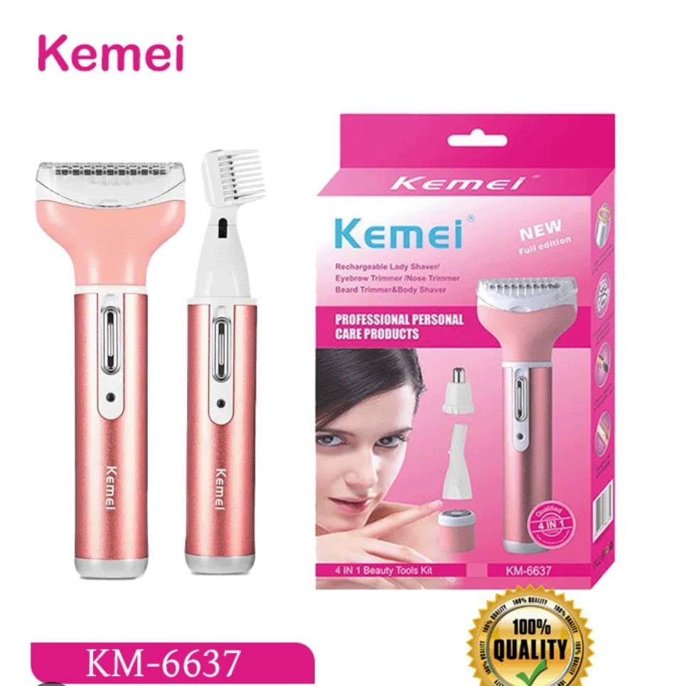 Kemei KM-6637 4-in-1 Beauty Trimmer - Image 4