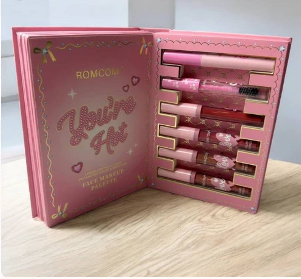 ROMCOM Dazzle Glow & Non-Fuss High-Impact Eyeshadow and Face Makeup Palette - Image 6